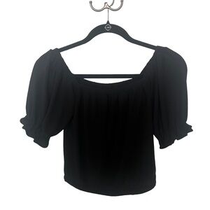 Bar III Crop Top Blouse
